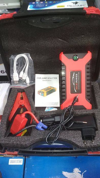 Jump starter повербанк бустер пусковой устройство powerbank