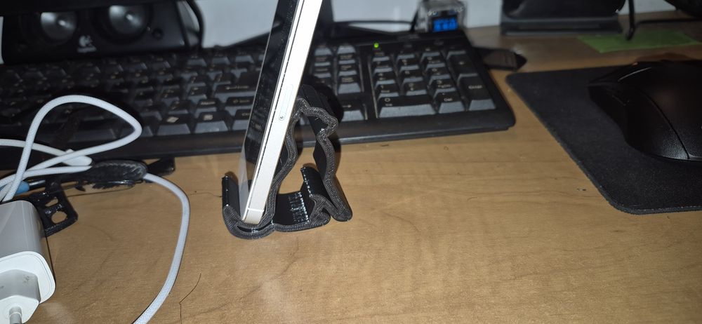 3D print. Suport de telefon pisica!