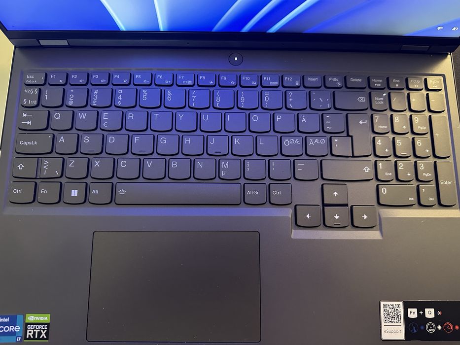 Lenovo Legion 5i Pro 5 16 32GB DDR5 RAM 2TB SSD Nvidia RTX 3070ti 8GB