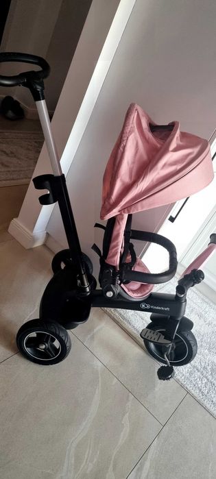 Tricicleta 4 in 1 kinderkraft ( roz   ) cu poziție de somn
