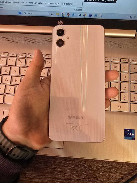 Samsung Galaxy A05, 64GB, 4GB RAM, Silver cu garanție