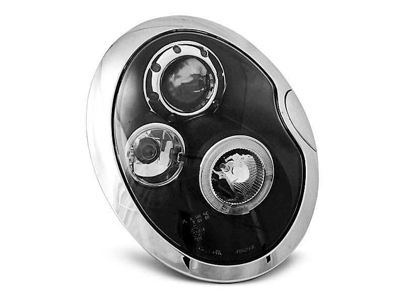 Фарове Мини купър Р50  Лед Angle Тунинг тъмни Mini Cooper R50 R52 R53