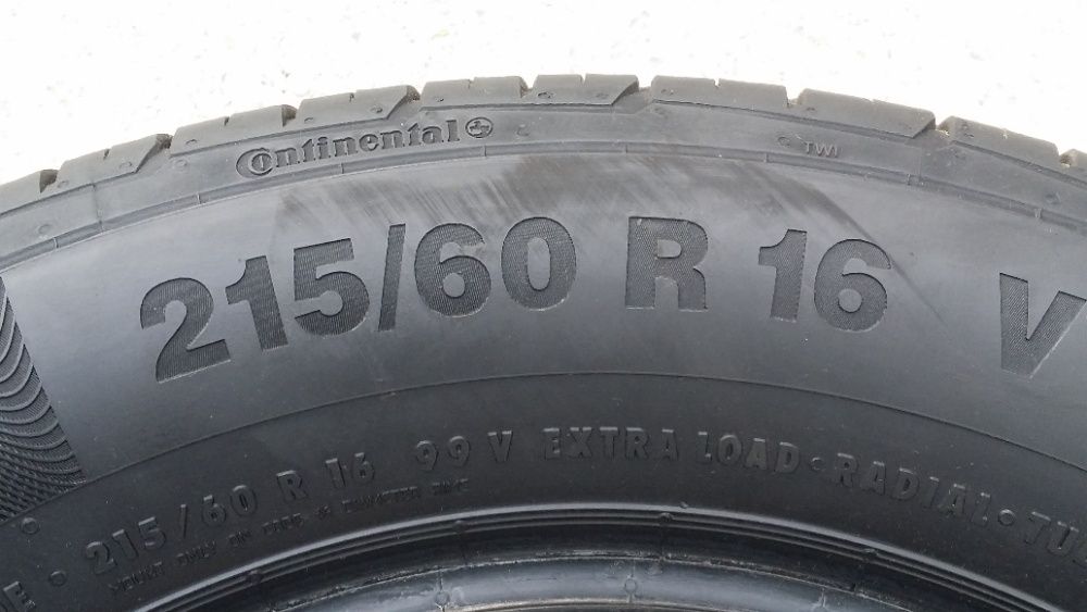 4 броя летни гуми CONTINENTAL PremiumContact 5 215/60 R16 99V