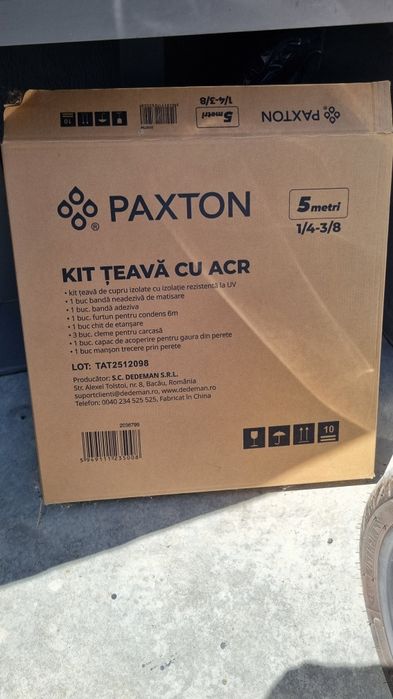Aer conditionat Vortex cu invertor, 12.000 btu, cu toate accesoriile incluse
