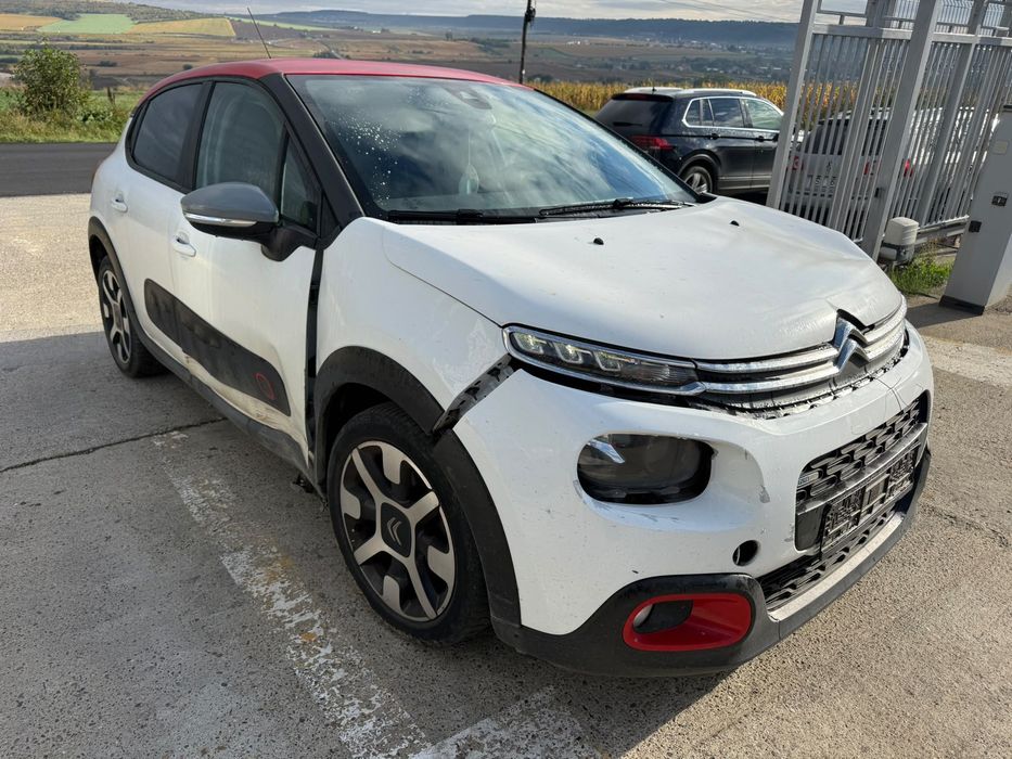 Dezmembrez Citroen c3 2018 ALB EWP 1.2 benzina HM05 volan stanga 100.000 km