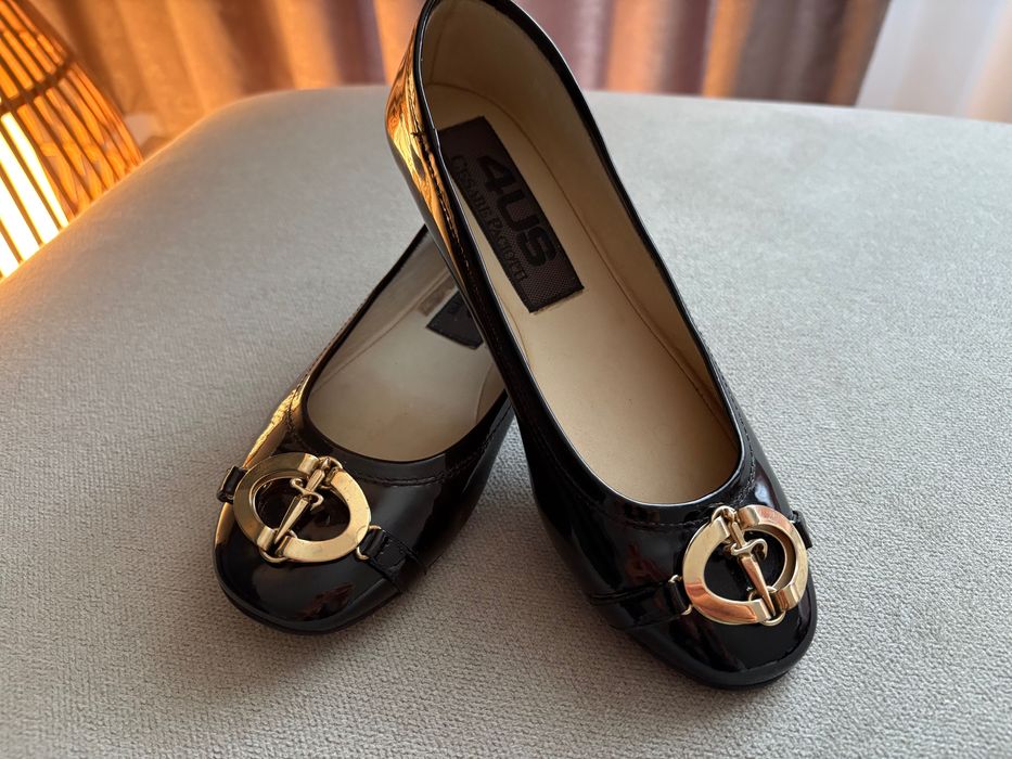 Дамски обувки / балерини Cesare Paciotti, 4US, черни, 35 номер - НОВИ