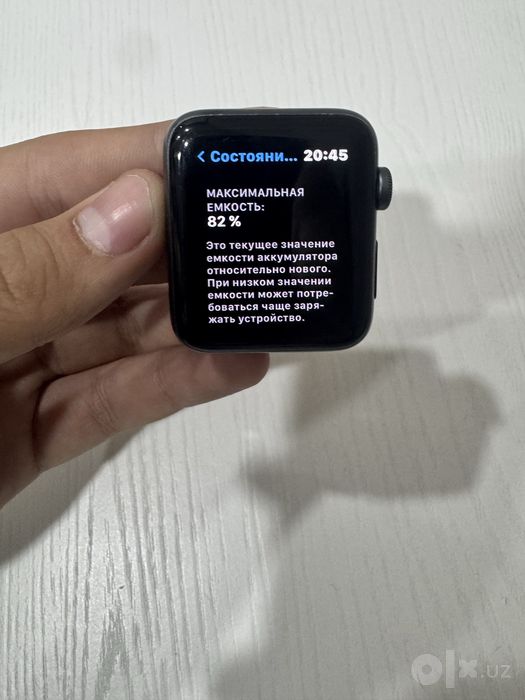 Apple watch series 3 42mm Space Grey/АКБ 82%/Оригинал