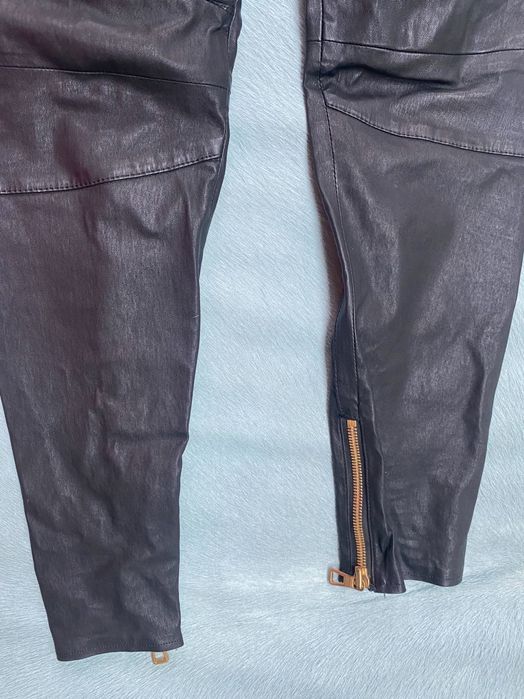 Balmain for H&M-Pantaloni piele naturală