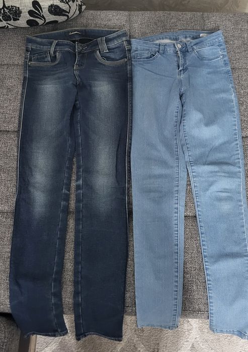 Отдам  джинсы на девочку и джинсовые куртки