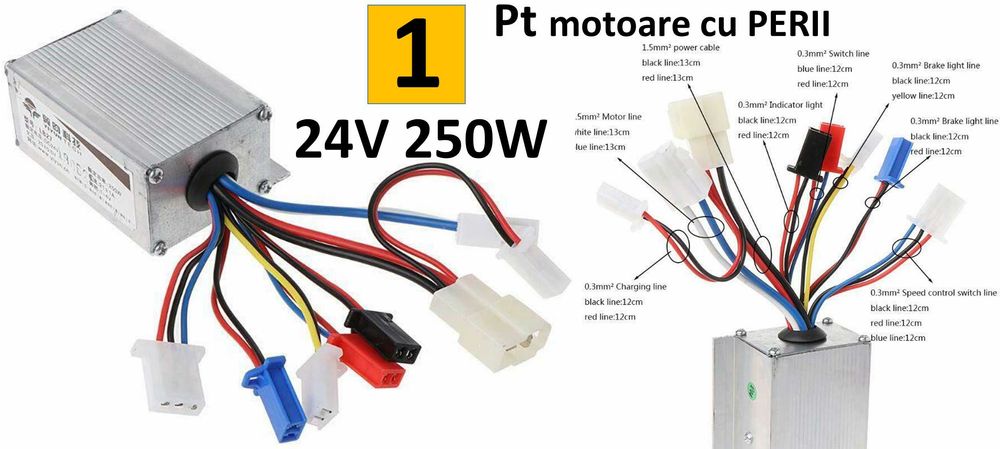 Controler bicicleta electrica /scuter 36V/1000W, 48V/1000W 1500W Noi!