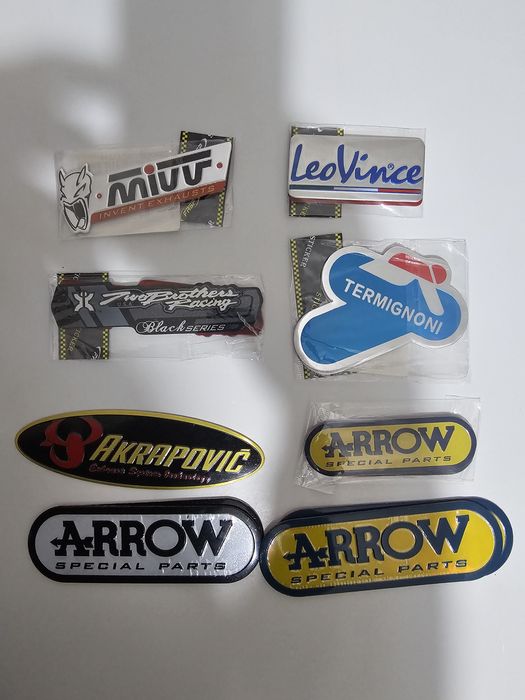 Stikere autoadezive aluminiu tobe moto