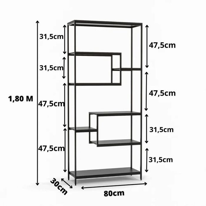 Loft Mebellar stol stilaj shikaft va javonlar