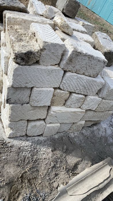 Ракушка пескоблок бар заборға