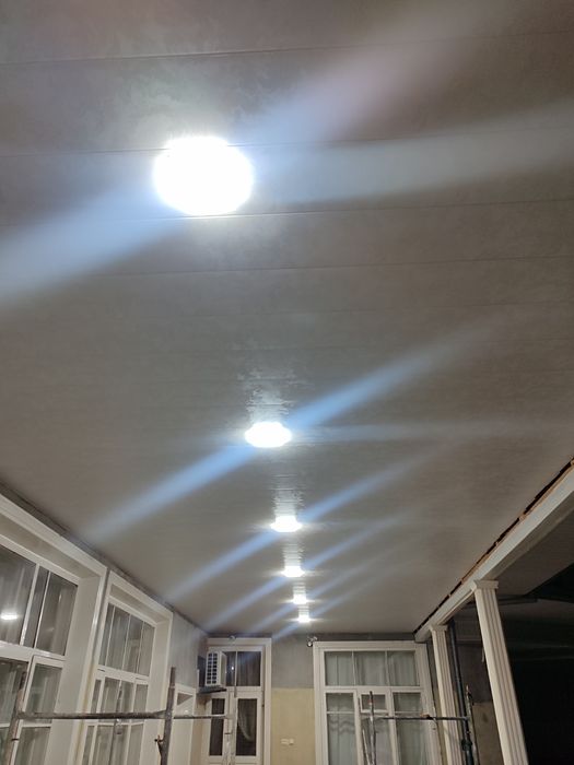 Plastik, TV zona, dekor, pvx panel, gipsokarton kraska target qilamiz