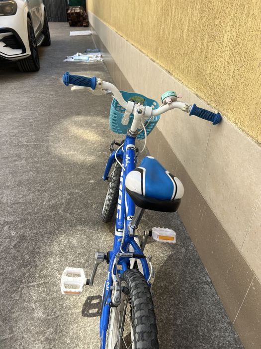 Детски велосипед Drag 14 Rush Син/Бял + каска