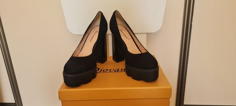 Туфли нат замша р 36