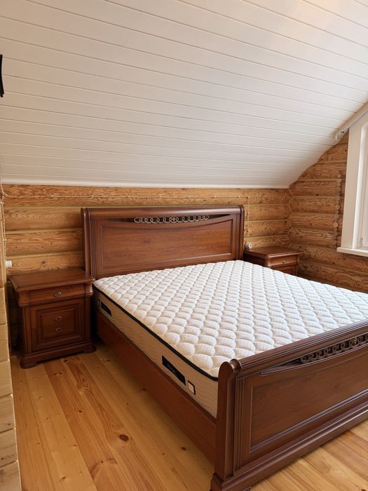 Мебель, Спальня комплект | Кровать, шкаф, 2 тумбы, трюмо и пуфик