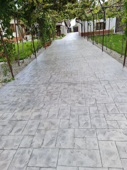 Beton amprentat decorativ