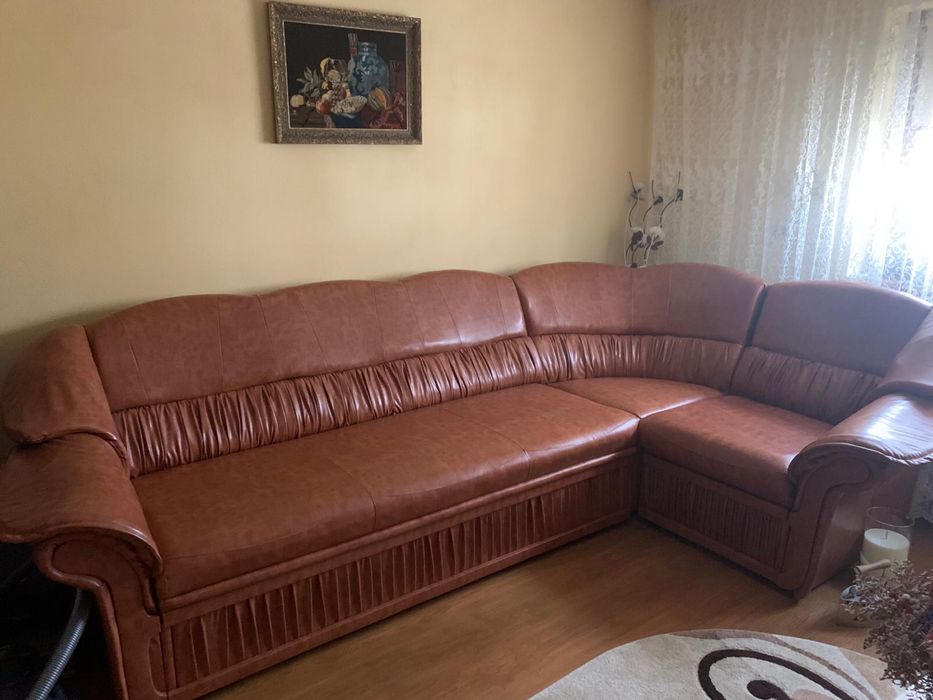 Colțar extensibil din piele ecologică