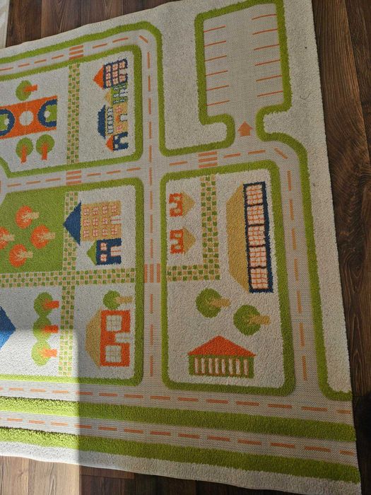 3D детски килим за игра "City" 160х230см