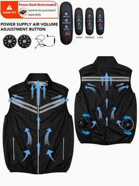 охлаждаща жилетка с 2 вентилатора