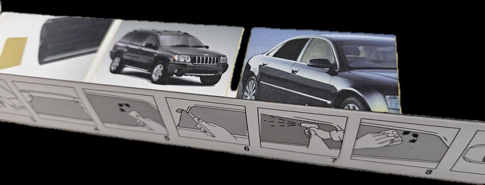 Авто UV фолио Dunlop 300 х 76 см, черно, внос от Белгия