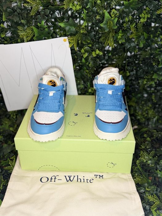 Adidasi/Sneakers Off-White SPONGE blue and white | dustbag | MM2