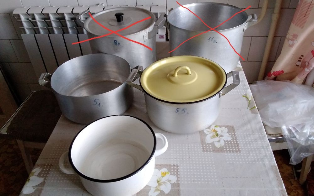 Продам кастрюли б/у