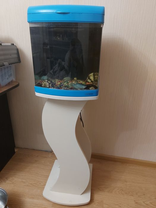 Срочно продам Аквариум, с фильтром для рыбок 30л с подставкой