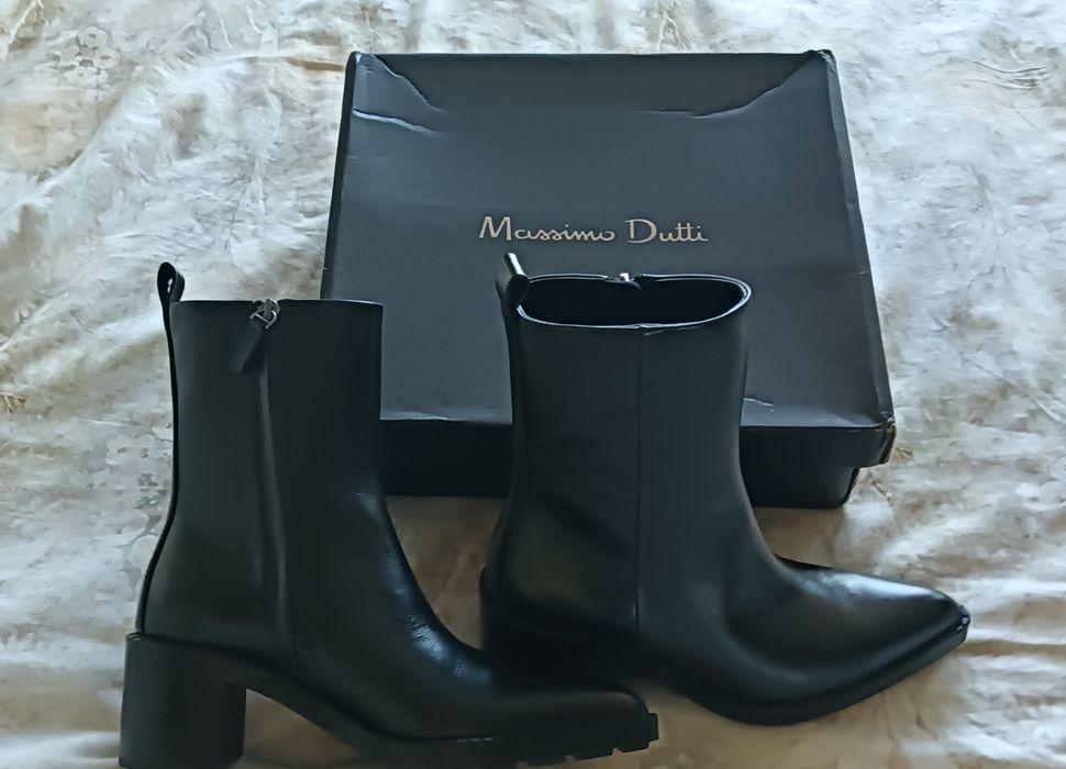 Продам полусапожки кожаные Massimo Dutti