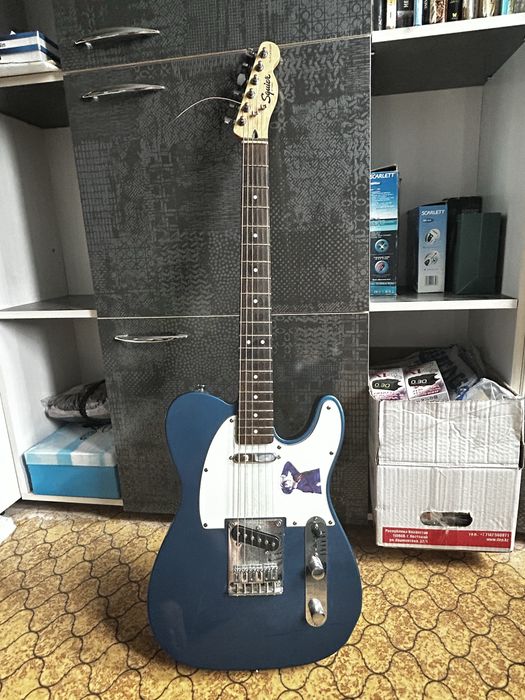 Электрогитара Squier Telecaster морского цвета