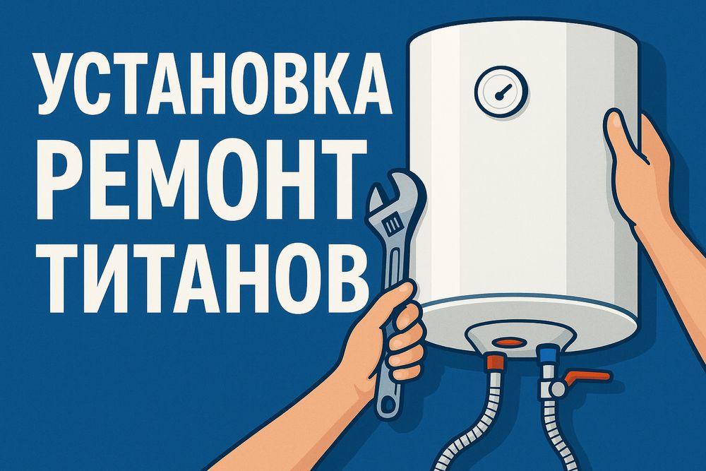 Установка • Ремонт  • ПРОДАЖА ТИТАНОВ