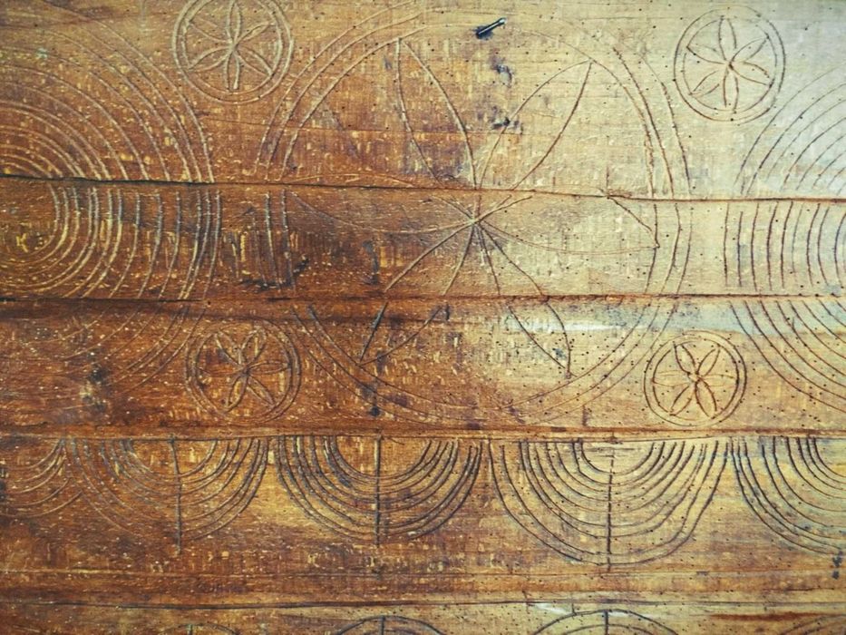 Реставрирана ракла, сандък за чеиз от края на 19-ти век. Топ състояние