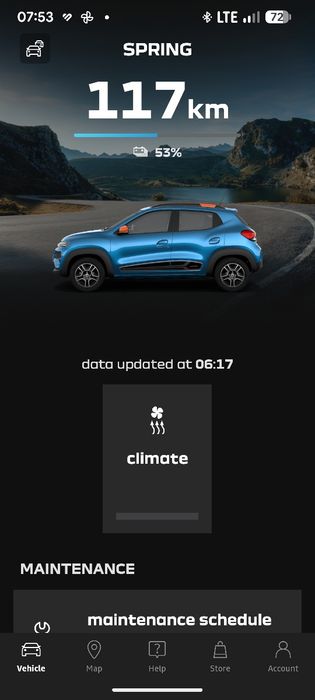 Dacia spring 39000 km CCS
