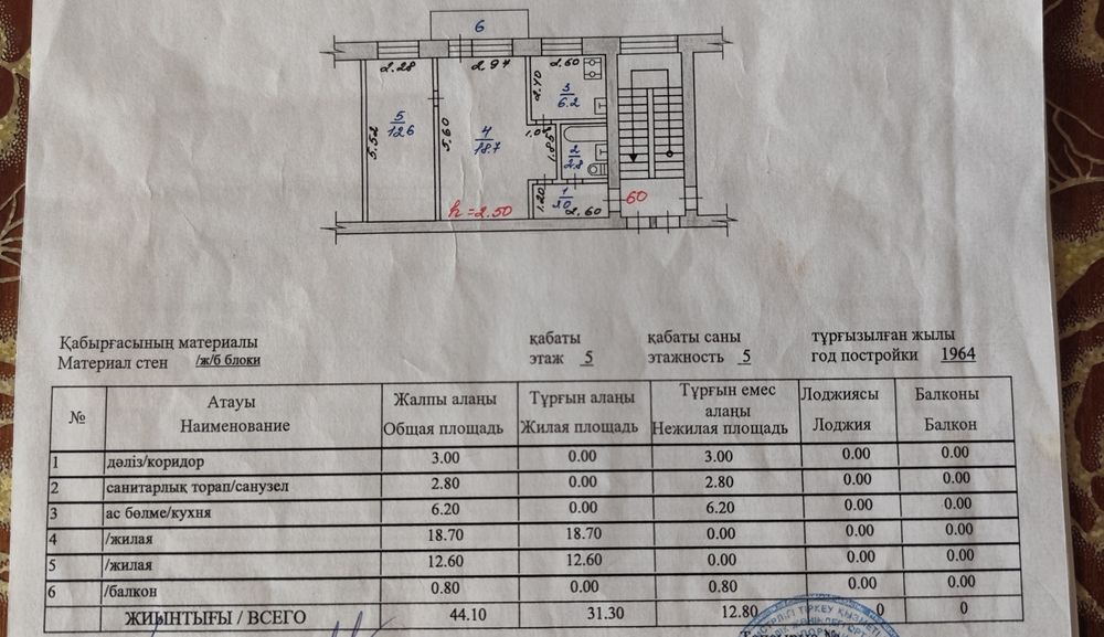 Продам 2ух комнатную квартиру