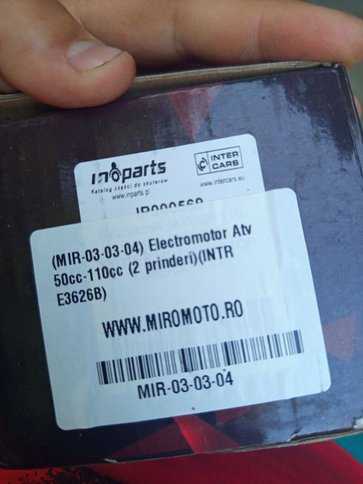 Electromotor nou pentru atv