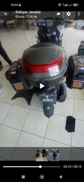 Benzinli skuter avenus yangi 330ta yurigan