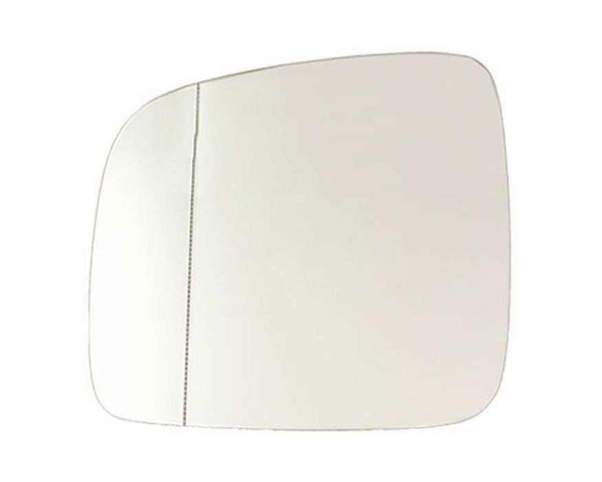 Geam oglinda Vw Transporter (T5)/Multivan, 04.2003-10.2009, Vw Caddy 3/Life (2K), 03.2004-2015; Caddy 2015- Bus/Furgon, stanga/dreapta, Crom, Cu incalzire, Asferica, View Max, 7H1857521N