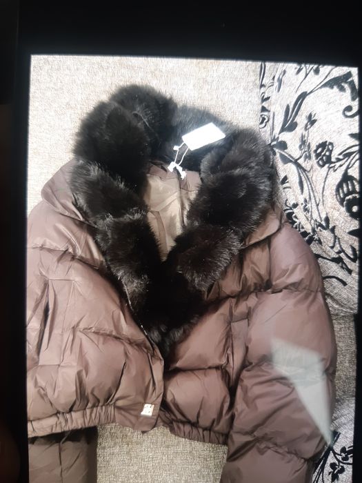 Vand geaca de fas cu blana artificiala