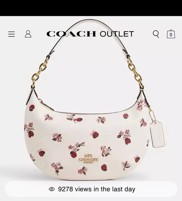Сумка Coach Payton Ladybug