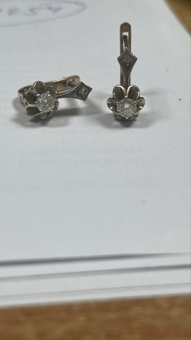 Серьги с бриллиантами