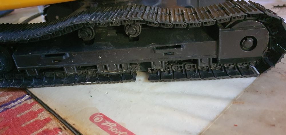 Obiecte decorative machete de colecție.  Excavator, tractor și o lamă