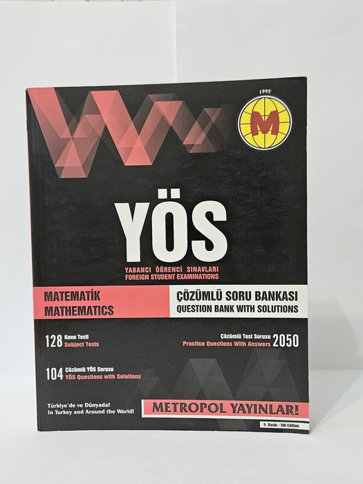 Купите книгу для подготовки к экзамену YOS и поступайте в вузы Турции!