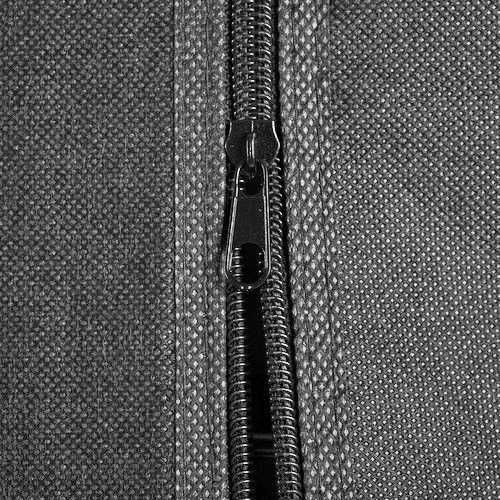 Сгъваем текстилен гардероб с 14 рафта и 2 закачалки 170х170х42см Черен