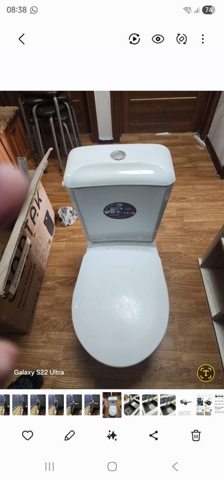 Продам унитаз б/у состояние хорошее