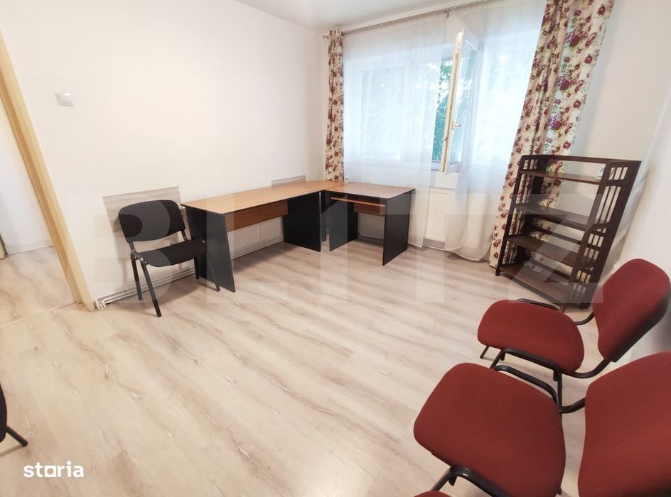 Spatiu birou 30 mp, 2 camere, balcon, zona Centrala - Tribunal