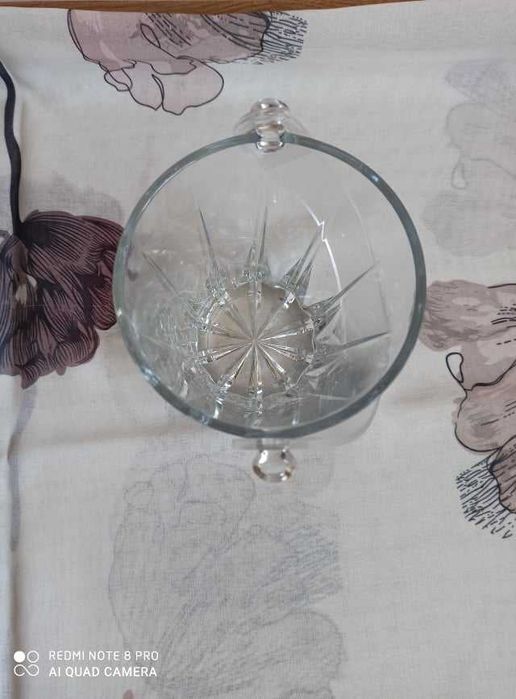 Кристален пепелник и купа за лед