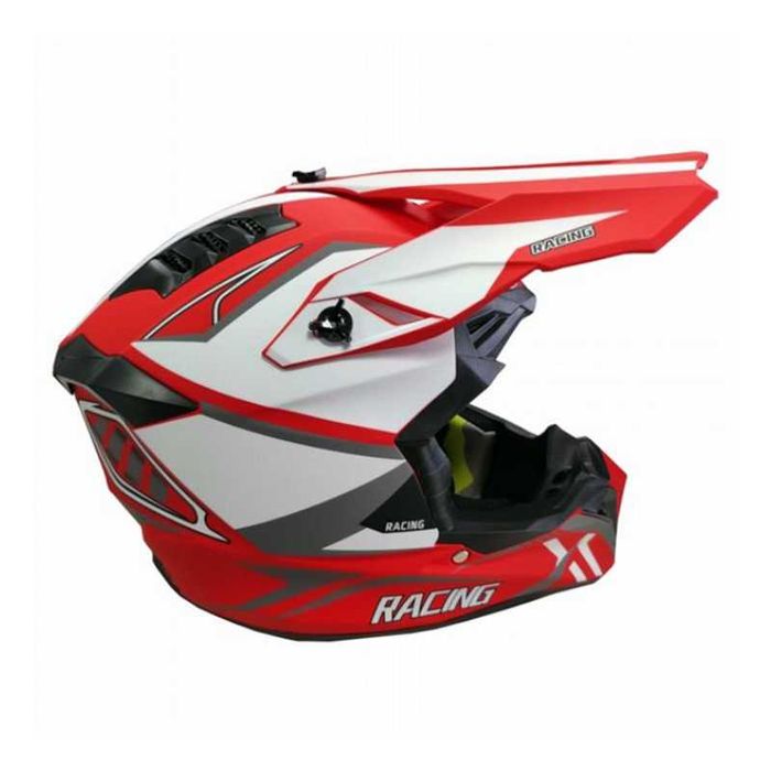 Кросова каска RACING, Full Face, DOT, Размер: S; M; L; XL - Вело, Мото