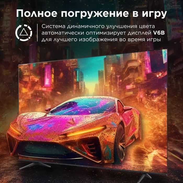 Телевизор TCL 75 V6B Smart TV, 4K Ultra HD Доставка бесплатно Прошивка