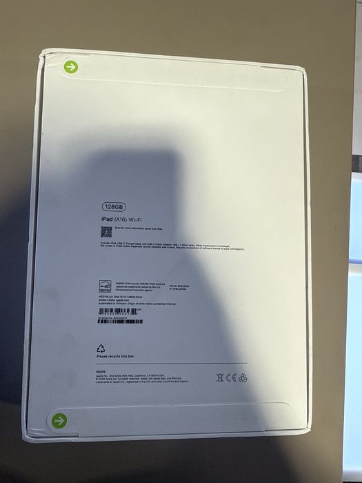 iPad (A16) Wi-Fi, новый запечатанный